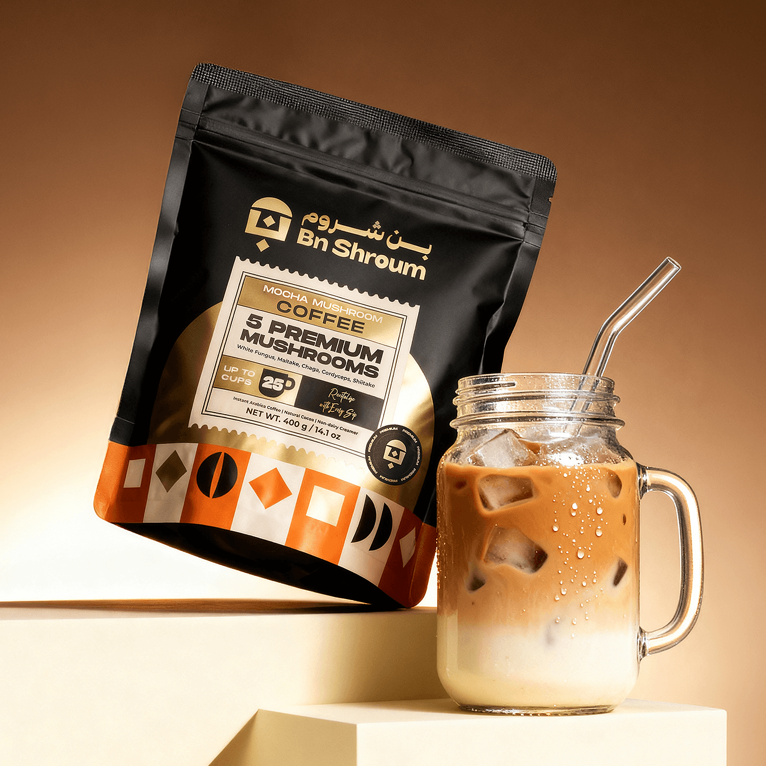 Mushroom Mocha Coffee