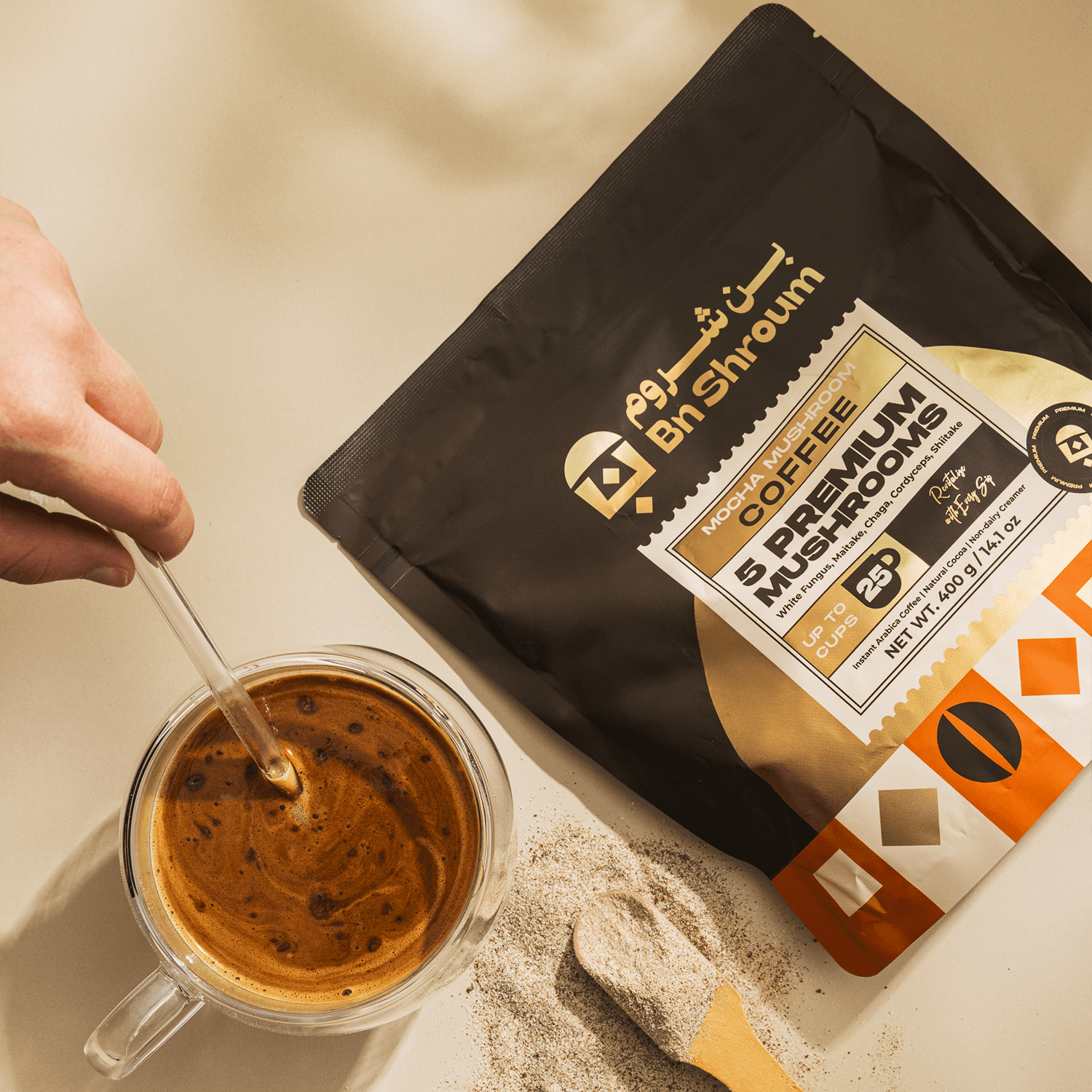 Mushroom Mocha Coffee — view 4